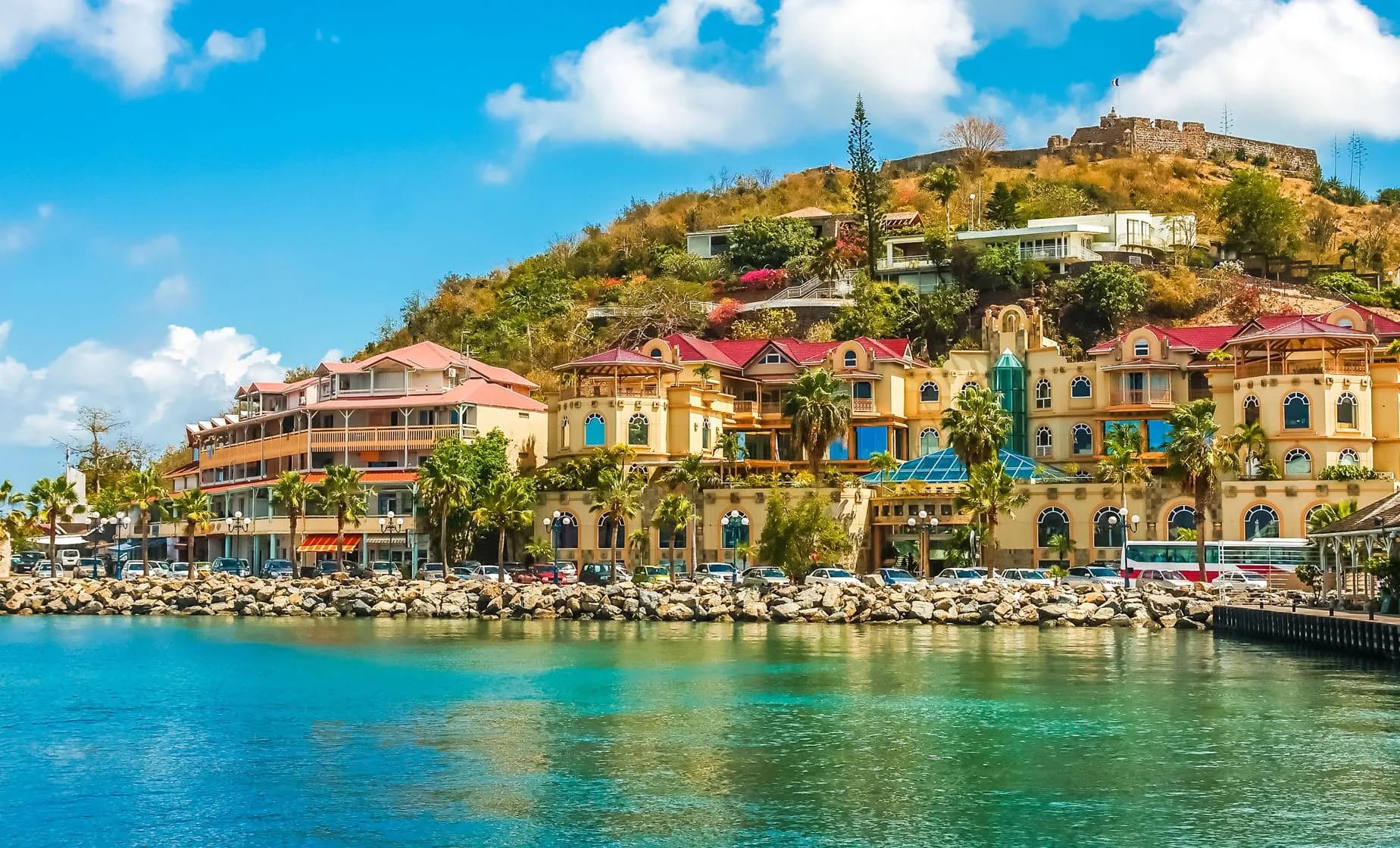 St. Maarten shoreline